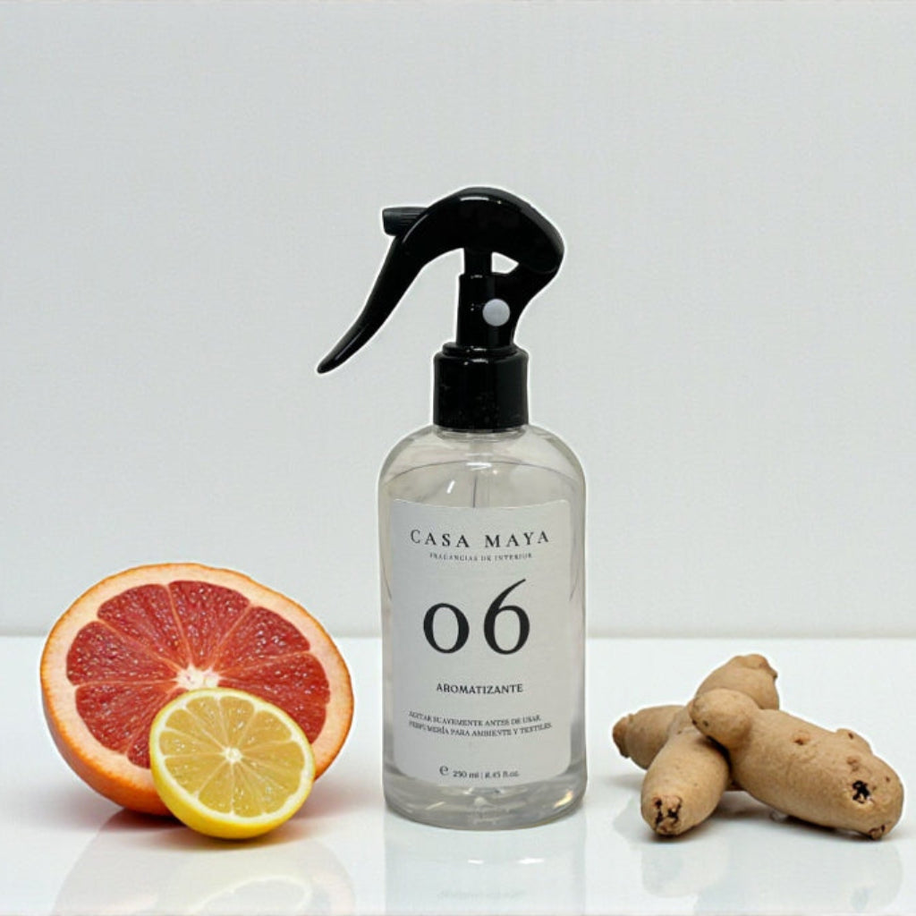 Aromatizante Textil 06 – Toronja, Bergamota & Jengibre