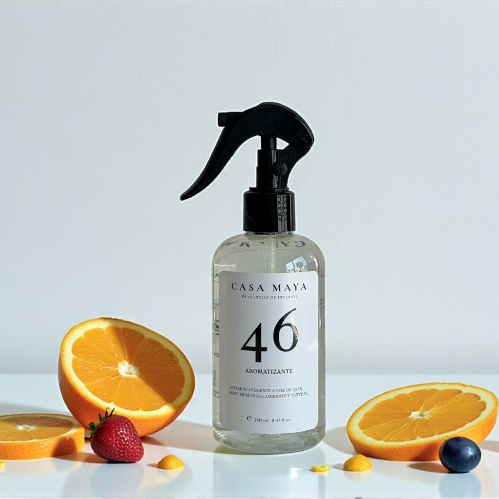 Aromatizante Textil 46 – Naranja, Frutas & Almizcle