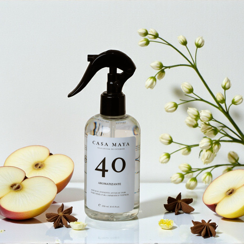 Aromatizante Textil 40 – Manzana, Anís & Muguet