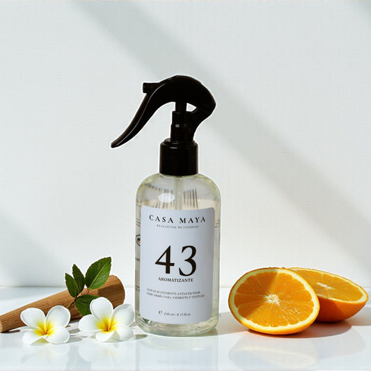 Aromatizante Textil 43 – Jazmín, Sándalo & Naranja